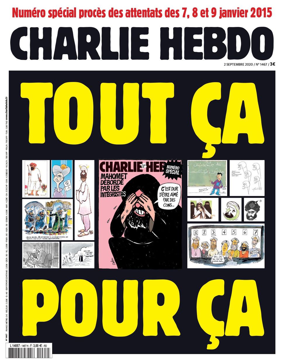couverture charlie caricatures